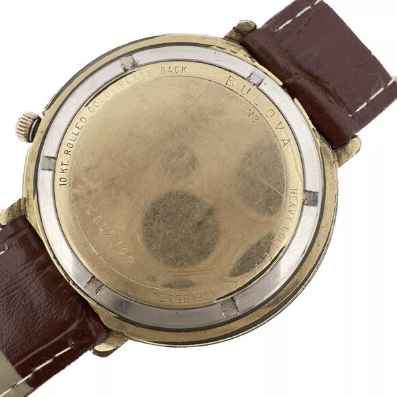 Vintage 1973 Accutron Woody Men's Tuning Fork Wristwatch - Picture 7 of 8